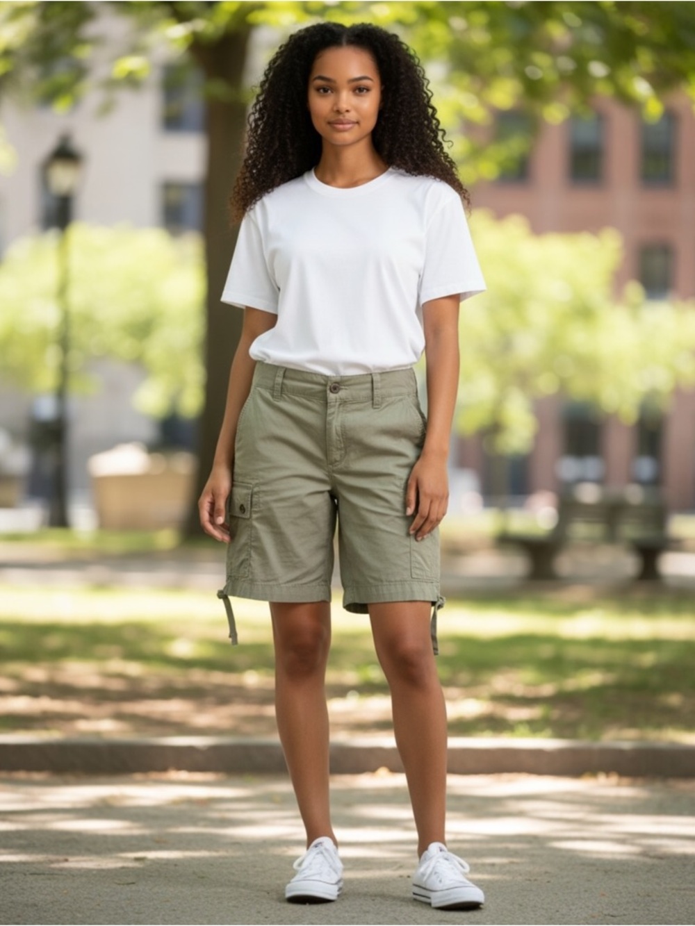 Ralph Lauren Olive Cargo Bermuda Shorts